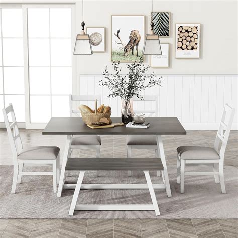 Amazon Lumisol Dining Table Set For Farmhouse Kitchen Table