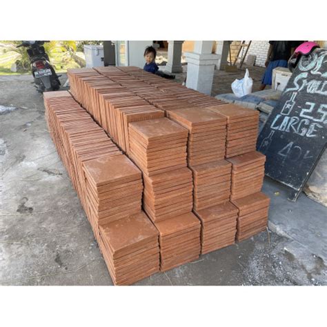 Jual Ubin Lantai Terakota Balikeramik Lantaiclay Terracotta Kab