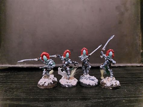 I Just Finished Painting These 4 Eldar Howling Banshees I Painted The