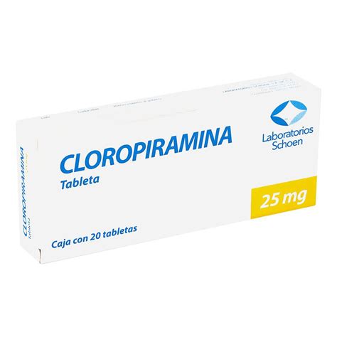 Cloropiramina Schoen Tabletas C Farmagaral