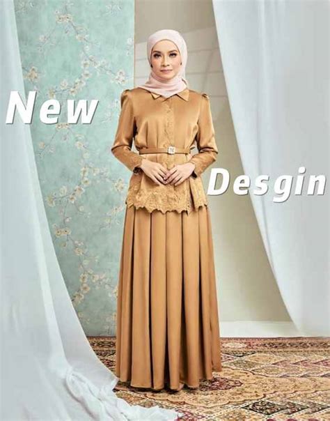 Sipo Eid Oem New Design Traditional Malaysia Baju Kurung Muslim Women