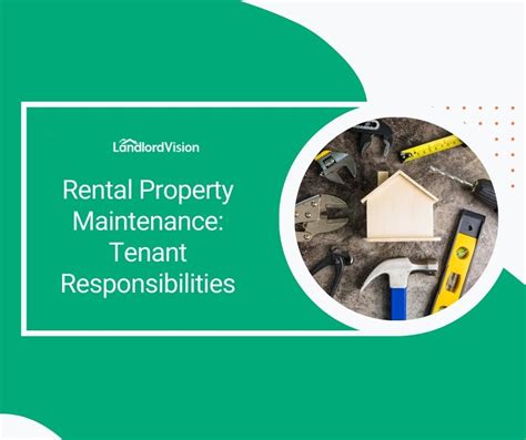 Rental Property Maintenance Tenant Responsibilities Landlord Insider