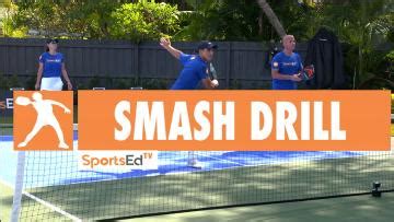 Pickleball Lesson Overhead Smash Technique For Beginners Sportsedtv