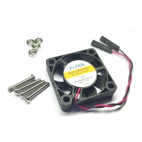 Raspberry Pi Fan, Raspberry Pi 4 Cooling Fan 3.3V 5V DC Quiet 30mm