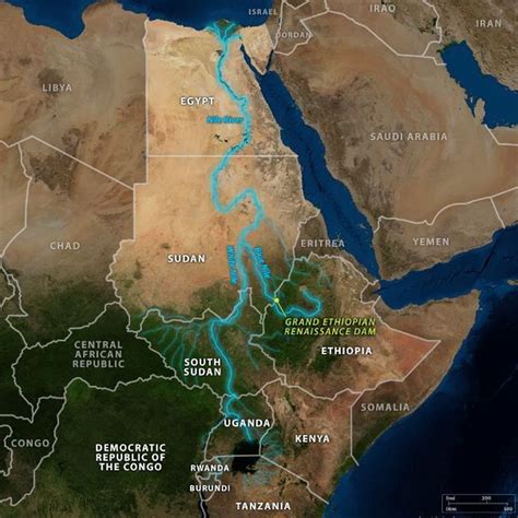 Les Nil D Afrique Info Voyage Carte Plan