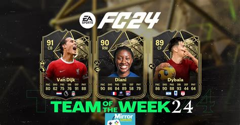 Ea Fc 24 Totw 24 Squad 91 Rated Virgil Van Dijk Joined By Barcelona