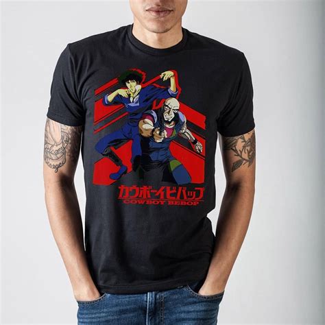 Cowboy Bebop Spike Black T Shirt T Shirt Black Tshirt Cowboy Bebop