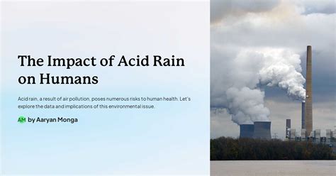 The Impact Of Acid Rain On Humans