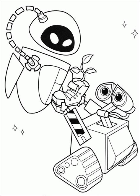 Wall E Coloring Pages