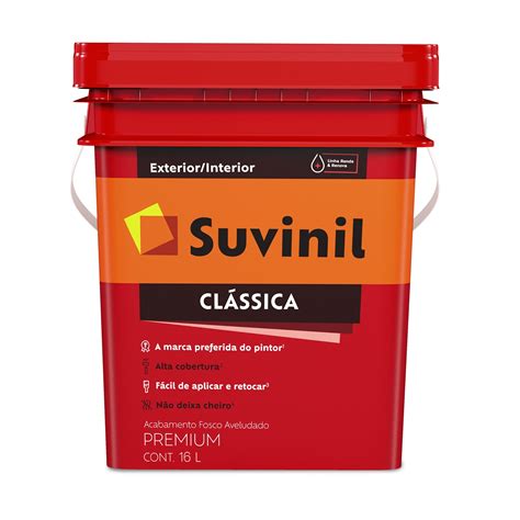 Tinta Cl Ssica Acr Lica Premium Balde L Suvinil Tintacon