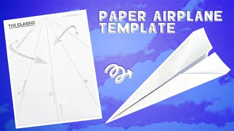 Paper Airplane Template Free Printable Paper Airplane Templates Youtube