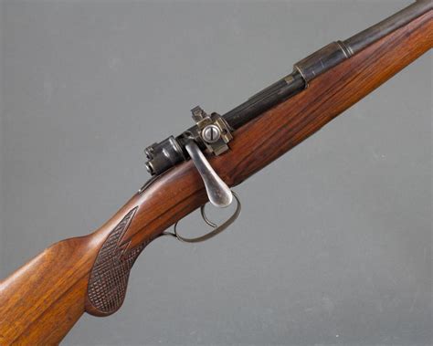 Lot - German Mauser 98 bolt action sporting rifle,