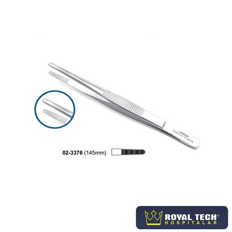 PINÇA ANATÔMICA DISSECÇÃO 14 5CM VITALGOLD Royal Tech Hospitalar