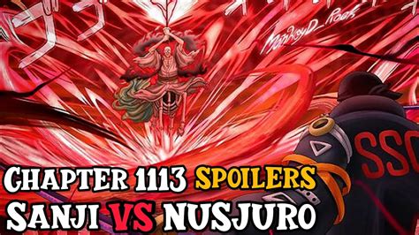 One Piece Chapter 1113 Spoilers SANJI VS NUSJURO One Piece 1113