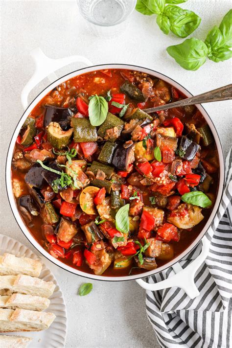 Slow Cooker Ratatouille With Fresh Summer Veggies Real Food Whole Life