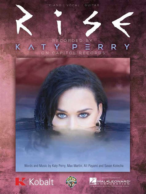 Rise by Katy Perry - Sheet Music - Read Online