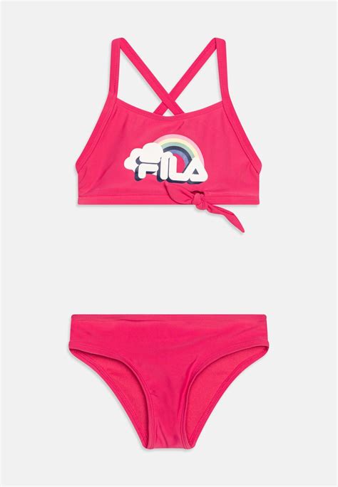 Fila Saida Bikini Carmine Pink Zalando At