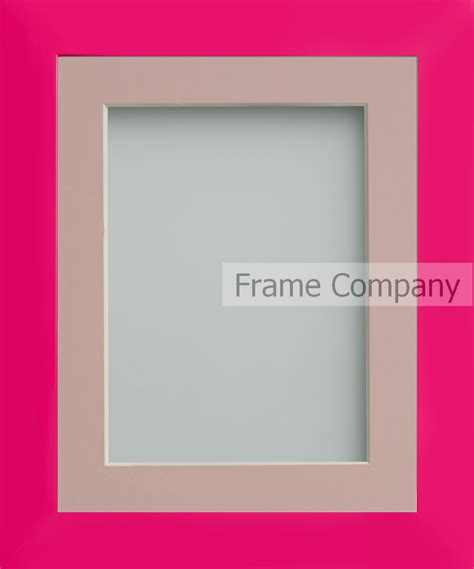 Frame Company Candy Range Hot Pink Picture Photo Frames with Choice of ...