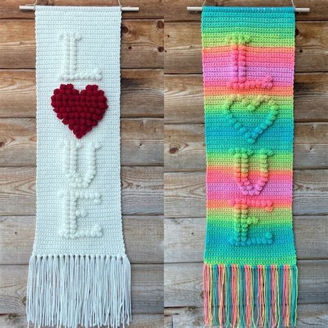 Crochet Wall Hanging Etsy