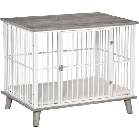 PawHut Cage Pour Chien Animaux Sur Pied Dim 86L X 60l X 70H Cm