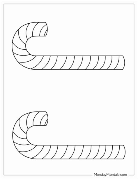 44 Candy Cane Templates Free Pdf Printables