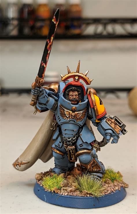 Space Wolf Primaris Wolf Lord In Gravis Armor 01a Space Wolves Warhammer Warhammer 40k Space