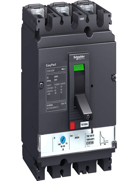 Schneider Circuit Breaker EasyPact CVS400F 36 KA At 415 VAC 400 A