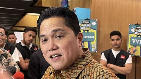 Erick Thohir Soal Bakal Cawapres Di Pilpres 2024 Saya Tegak Lurus Ke