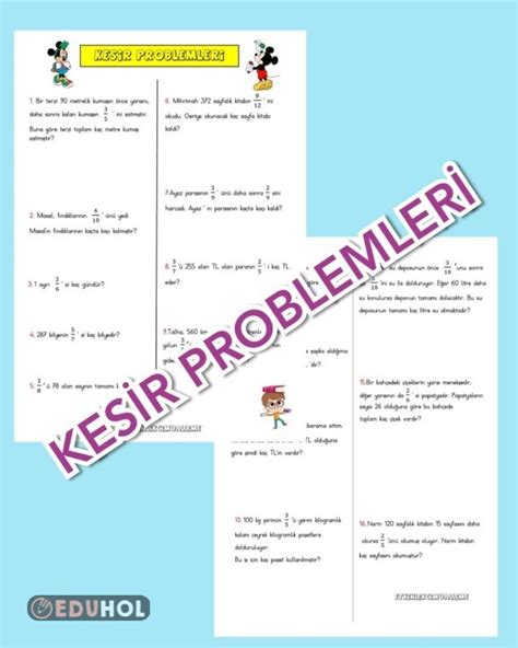 4 Sınıf Matematik Dersi Kesir Eduhol Ders Videoları İzle Online