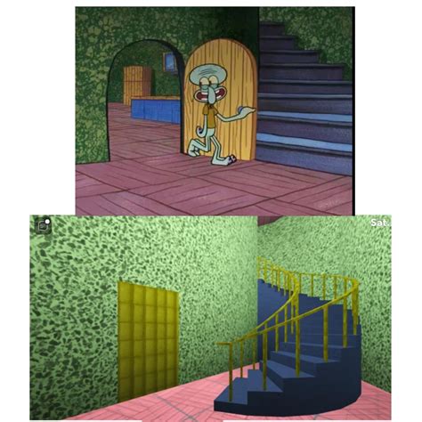 Squidward’s House Has 4 Windows R Spongebob