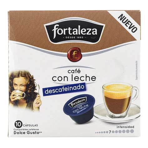 Comprar C Psulas Dolce Gusto Caf Con Leche Descafeinado Fortaleza Ud