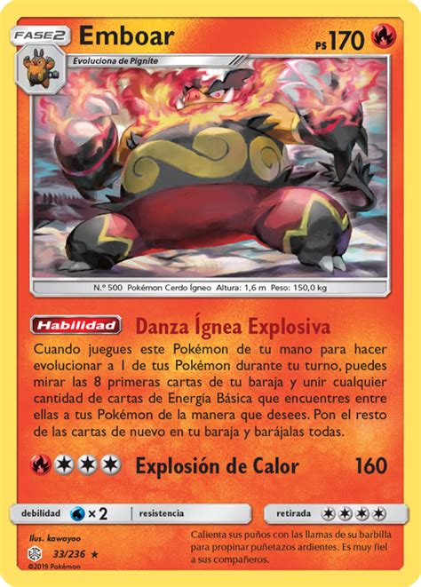 Emboar Eclipse C Smico Tcg Wikidex La Enciclopedia Pok Mon