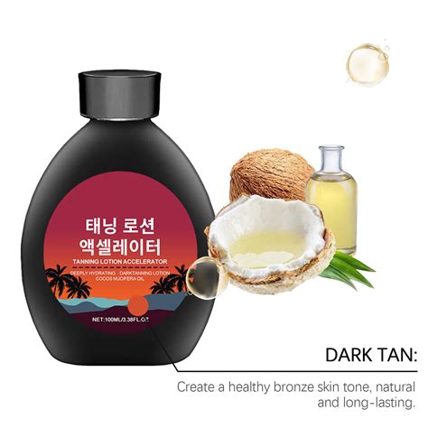 Sunless Tanning Accelerator Lotion – Hydrating Bronzing Formula with