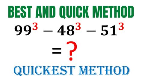 Find The Solution Quickest Method Calculator Not Allowed Math Tricks Youtube