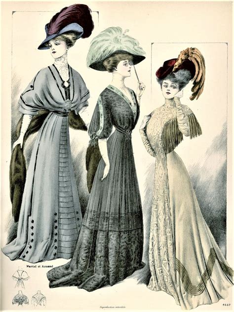 De Gracieuse 1908 Edwardian Clothing Edwardian Fashion Plates