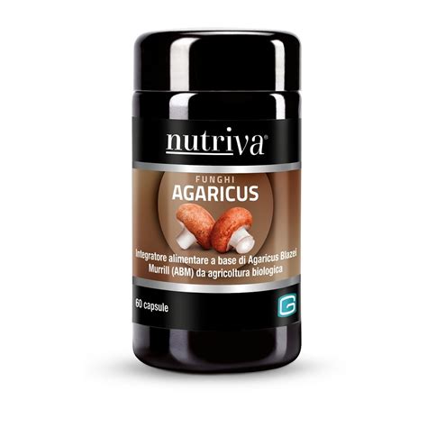 Nutriva Agaricus Abm Integratore Alimentare Capsule Cabassi E Giuriati