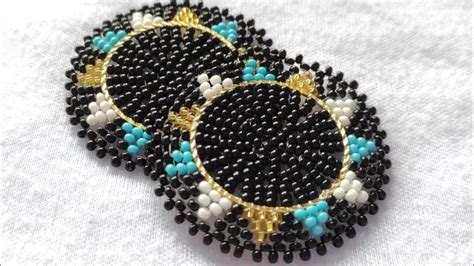 HERMOSAS CANDONGAS EN MOSTACILLA ARETES TEJIDOS SOBRE ARO Diy Seed