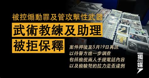 武術教練及助理被控煽動罪及管攻擊性武器 被拒保釋還柙至519再訊 獨媒報導 獨立媒體