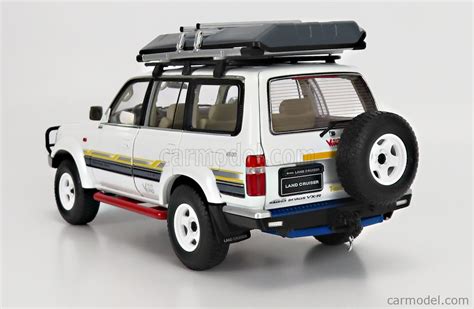 Nzg Vakf Scale Toyota Land Cruiser J With Roof Pack White