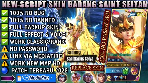 Script Skin Badang Saint Seiya Sagittarius Seiya No Password Full