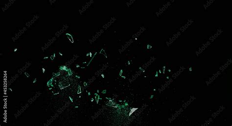 Abstract Background Black Broke Bullet Burst Car Concept