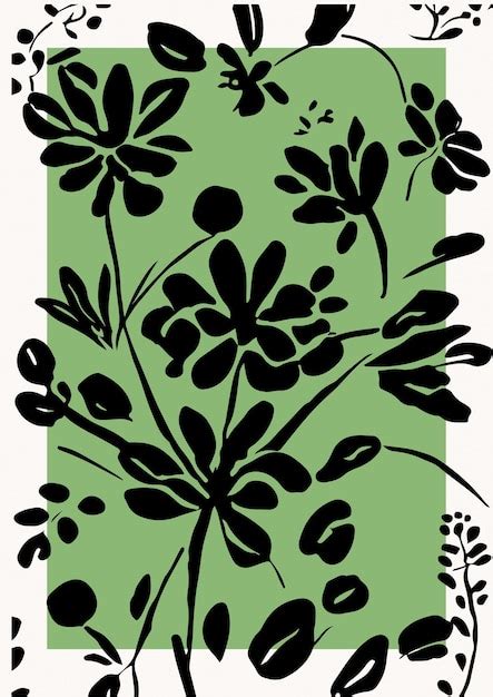 Premium Vector Retro Floral Cut Outs Flowers Illustration Botanical