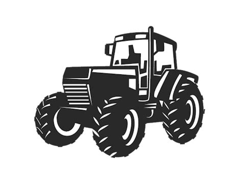 Agriculture Black Tractor Png Png Play