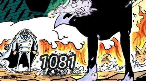 Garp Vs Aokiji Colored Chapter 1081 YouTube