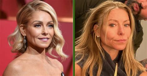 Kelly Ripa Proudly Shares Makeup Free Selfie On Instagram