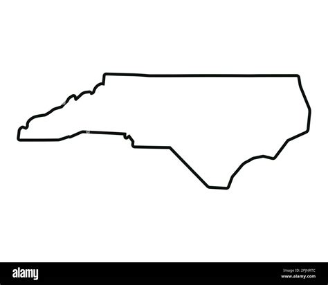 North Carolina State Outline Vector California Outlin
