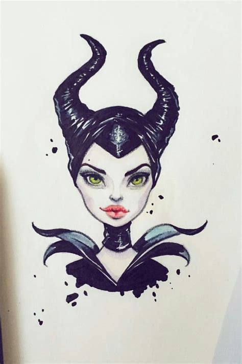 Maleficent By Lera Kiryakova Maleficent Art Disney Art Tim Burton Art