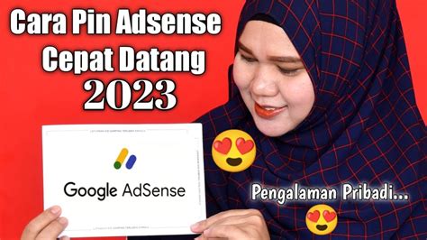 Cara Agar Pin Adsense Cepat Sampai Pin Adsense Pengalaman