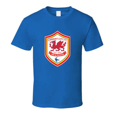 Cardiff City FC Blue T Shirt