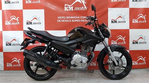 Yamaha YBR 150 Factor ED 2017 Preta KM Motos Sua Loja De Motos Semi